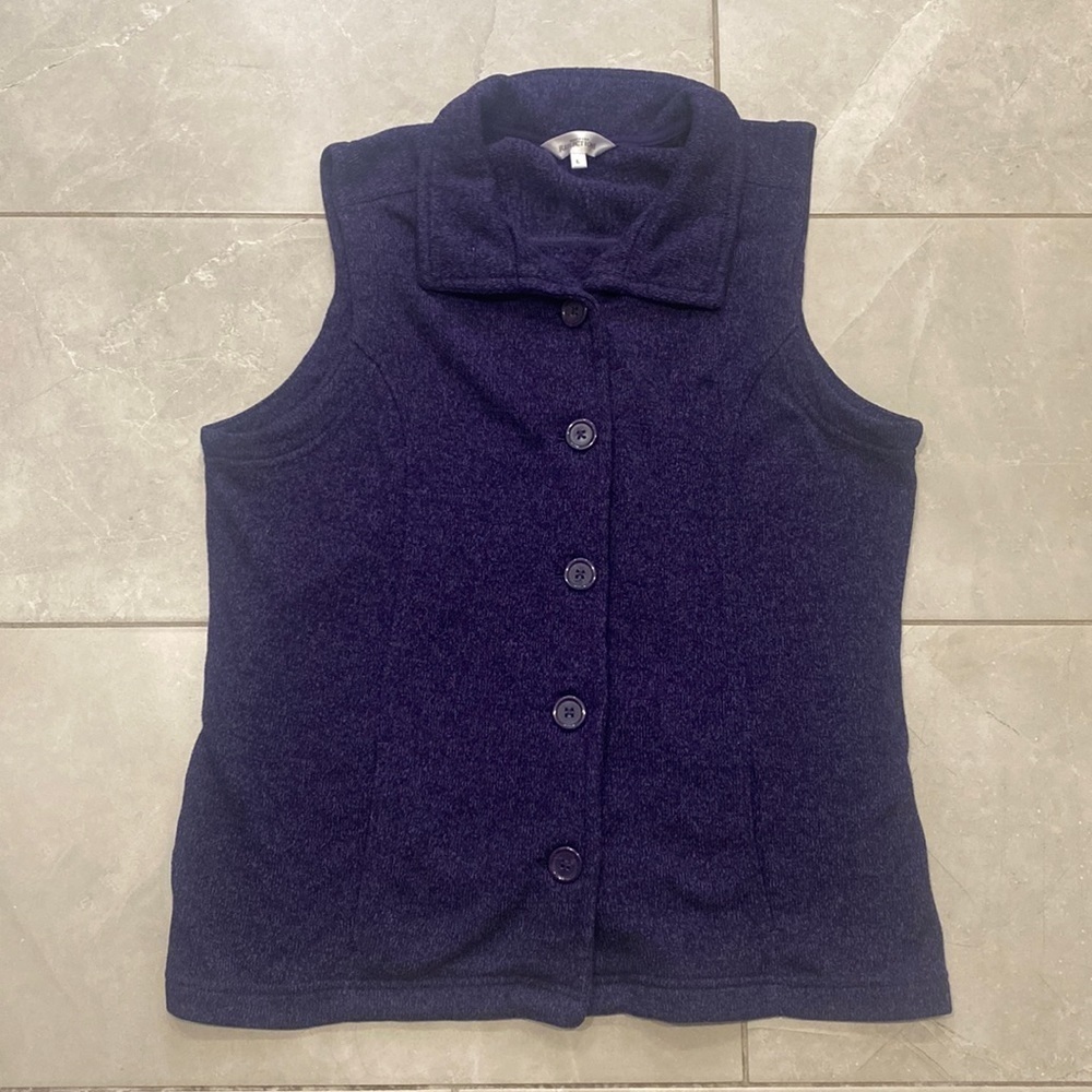 EUC Northern Reflections Plum Sweater Vest